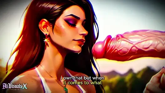 (4k) yapay zeka 3 boyutlu animasyonlu porno - latin baddie büyük beyaz yarağa tapıyor (ırklararası asmr) - yapay zeka görselleri x