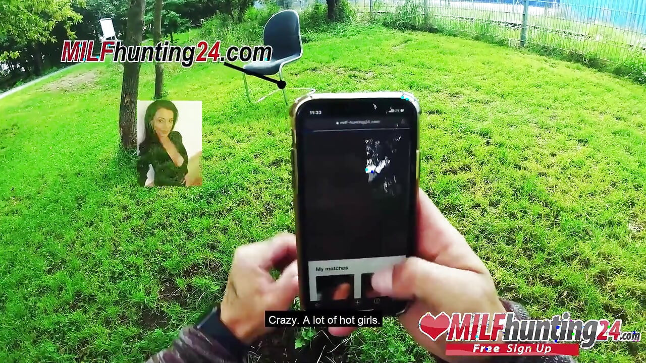 Gorące ruchanie na świeżym powietrzu z Harleen van Hynten!  MILFhunting24