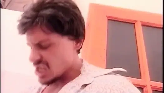 Blowjob and Cum in Mouth of a Big Cock for Hot Blonde MILF in the Bathroom