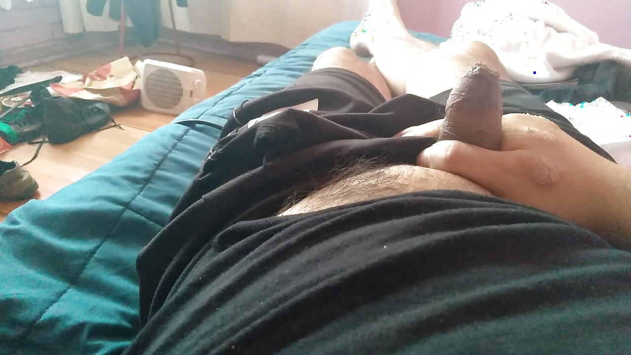 Big gay dad shows off his amazing cock