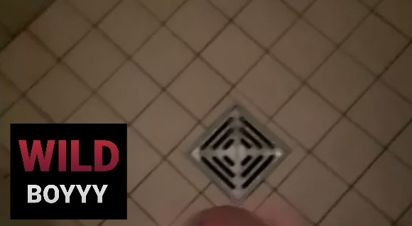 Cum in work shower