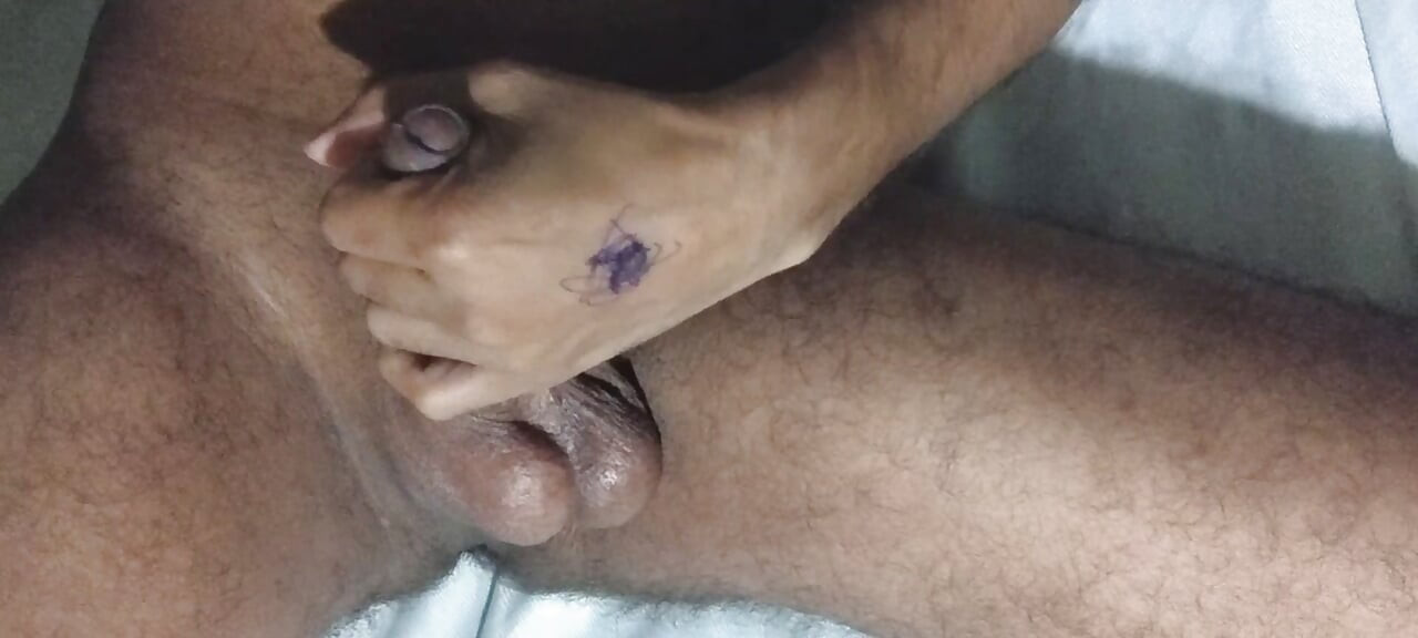 Ejaculation while masturbating at night