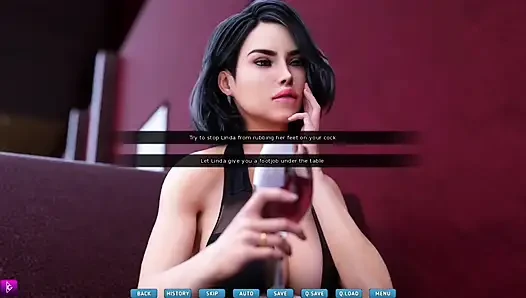 Seksi bayan ilk randevusunda aşık oluyor ve ona sakso çekiyor - oyun bölüm 2
