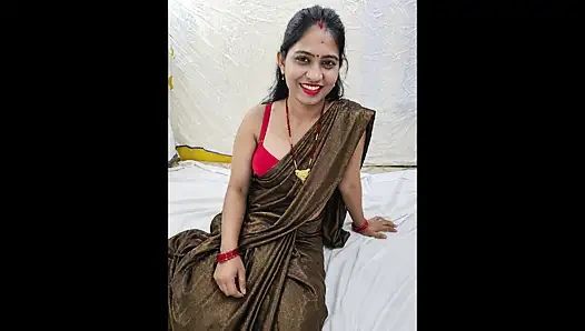 indian coupl eShares bed with StepMom while his StepSister hides under the bed inHindi Audio