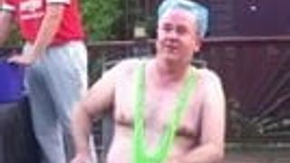 Ice challenge in a mankini (1)