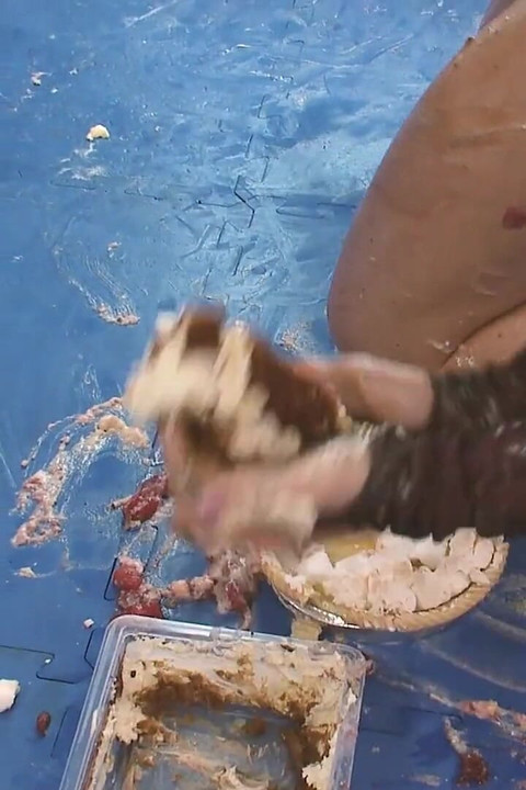 Lesbians Smeared Scene-1_two Blonde Lesbian MILFs in Bikinis Covered in Whipped Cream Have Sex