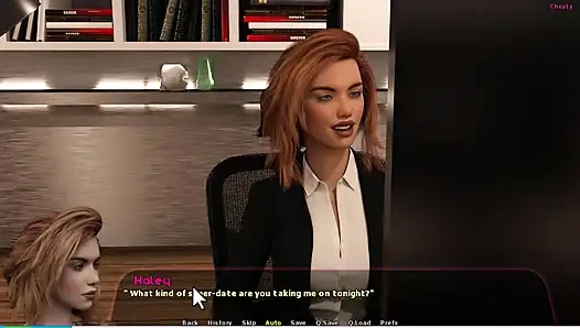 Haley hikayesi #14 - Adriana ve Haley yüzme havuzunda seksi bir an yaşadı... Johannes, Adriana'ya siktirdi.