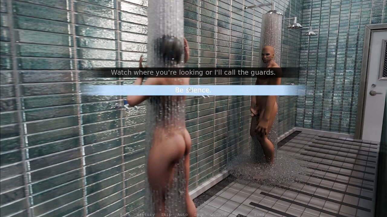Velkommen til Paradisets side af fængslet - Det første blowjob som shemale femboy luder i fængslets gloryhole til en gammel fyr