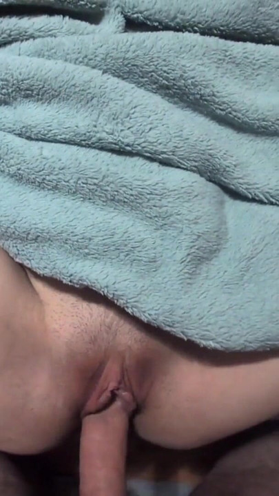 missionary pov with redhead wife under fleece blankets | Clip 1