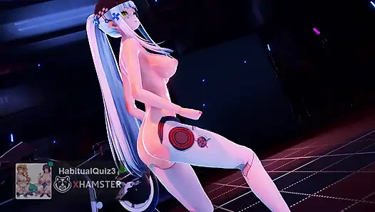 mmd r18 HK416 Klukai kancolle kantai cosplay ahegao dance hentai 3d ngentot pantat