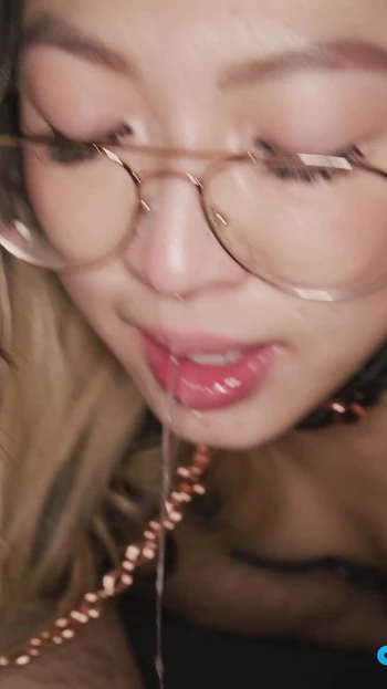 Emotional moment from "Asian teen takes directions and makes a sloppy mess gagging on my cock - Themindoftommy"