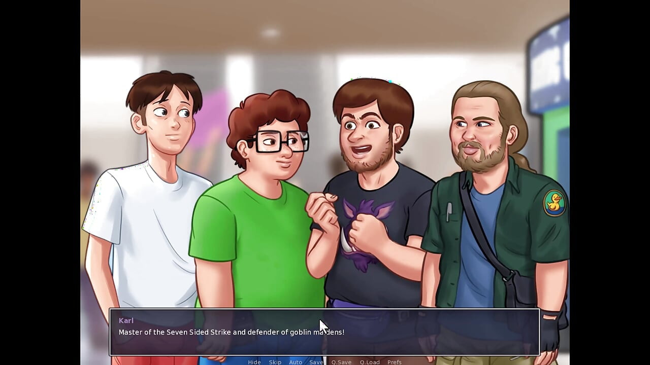 Summertime Saga: jururawat memberikan saya handjob.