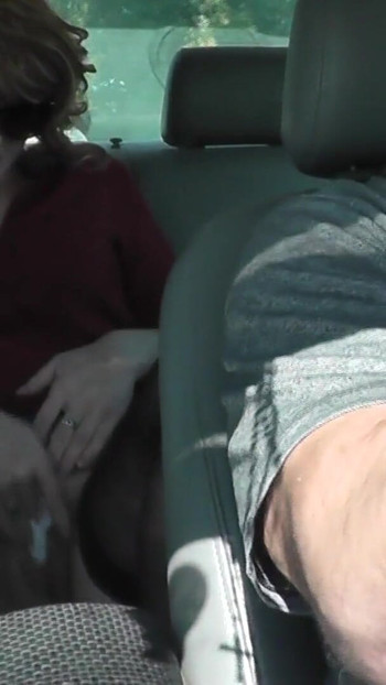 Memorable moment from "Sexy MILF in stocking without panties in public stopped taxi"