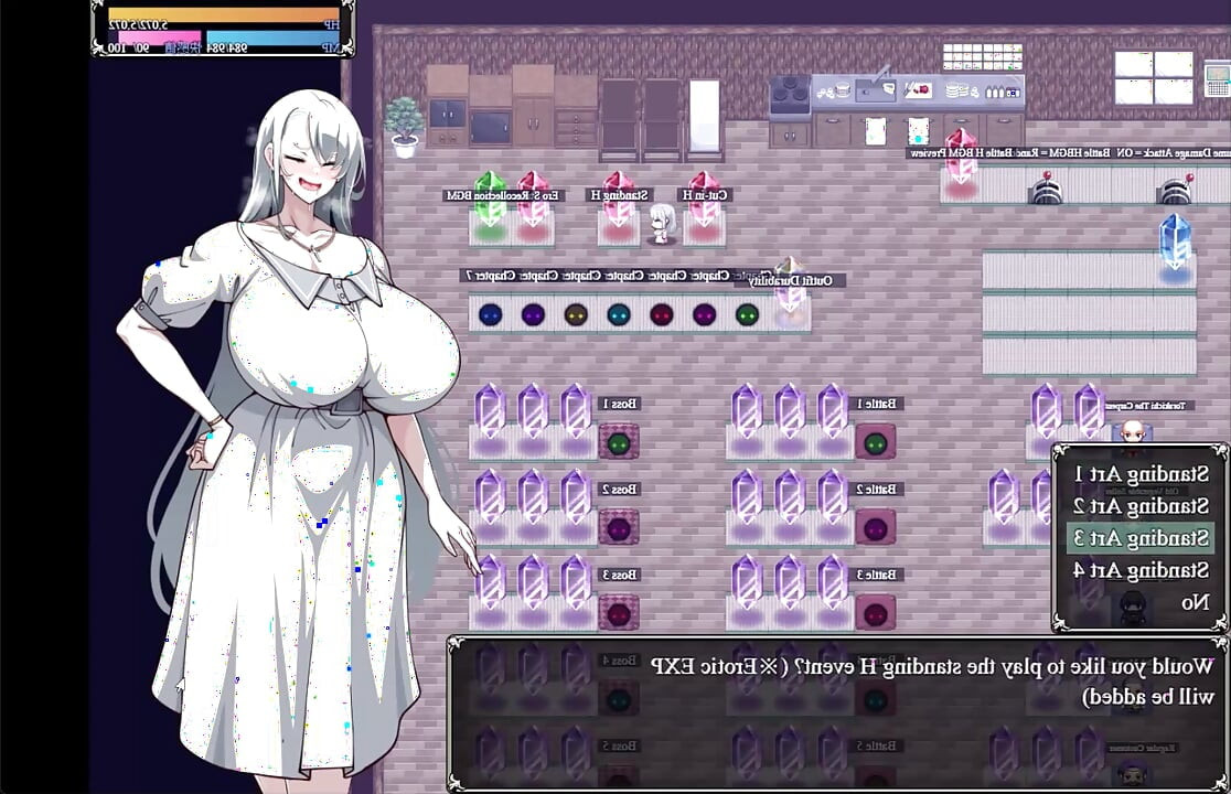 Exorciste Evangeline : La Marque Grave de la Luxure partie 3 CG Reine infidèle baise le roi NTR MILF gros seins gros cul BBC anal sperme