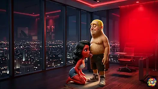 Романтическая пара делит чувственную ночь - AI хентай ASMR