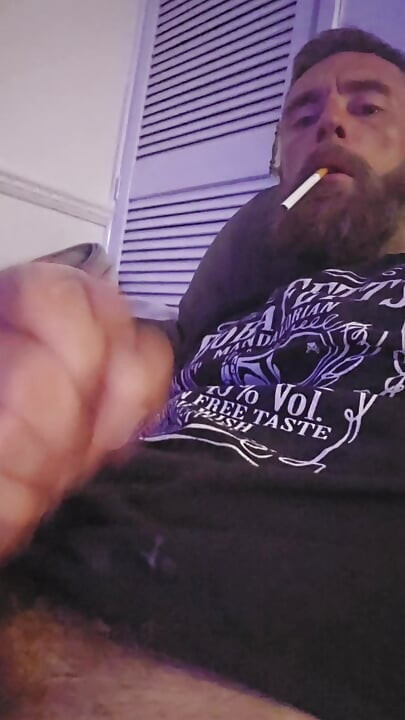 Wanking and slipping a finger in my ass