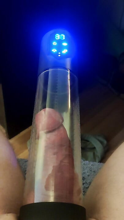 Daily exercise with the penis pump