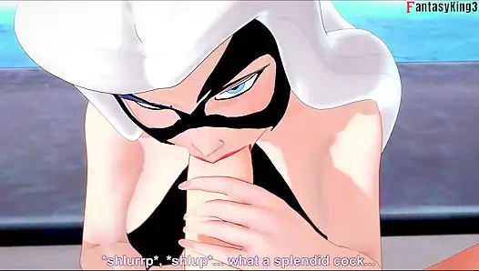 Felicia Hardy (Black Cat) bikini POV sex - Marvel