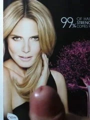 Heidi Klum Cum Tribute Bukkake No. 1