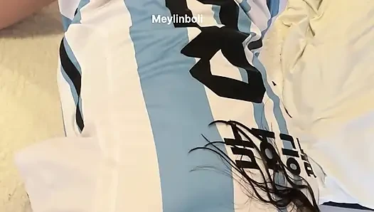 Argentina after the World Cup fucks a subscriber who makes him debut