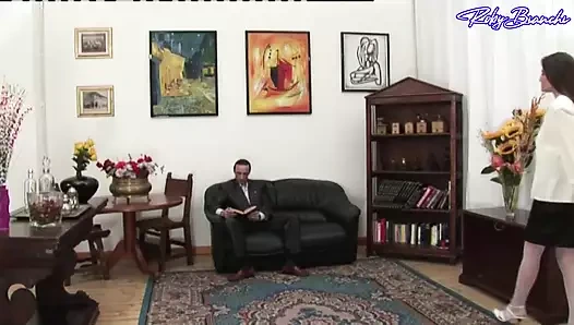 Real Lady Fantastic Italian MILF Gets Ass Fucked by a Big Cock