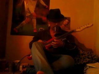 Blues tocando na minha guitarra x