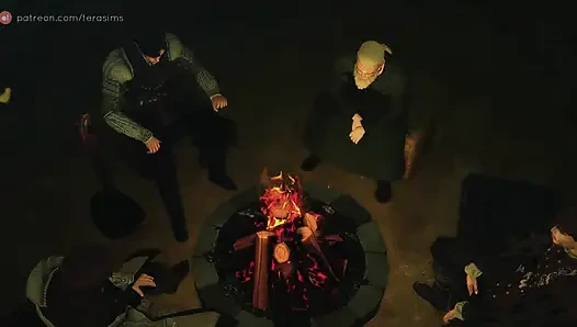 3D Porno - harter sex in einem zelt (Animation mit Sound)