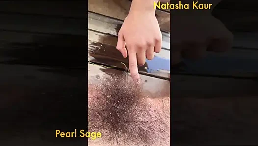 Vertikal kencing pov: kencing di memek berbulu kami sampai orgasme
