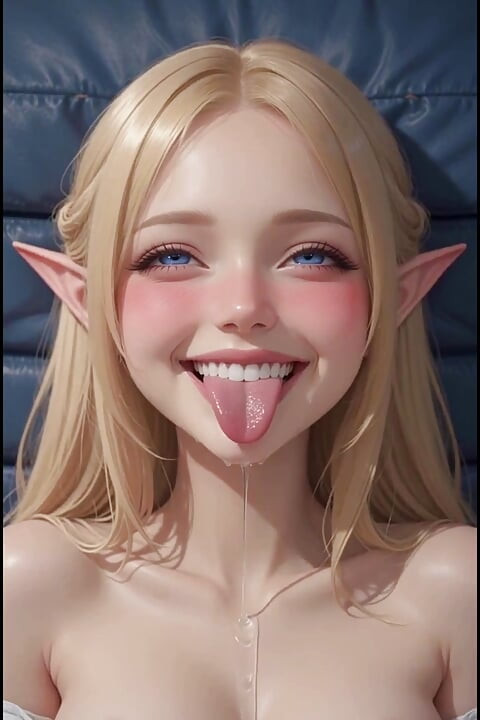 Elven sports student, seductive in mattress camp