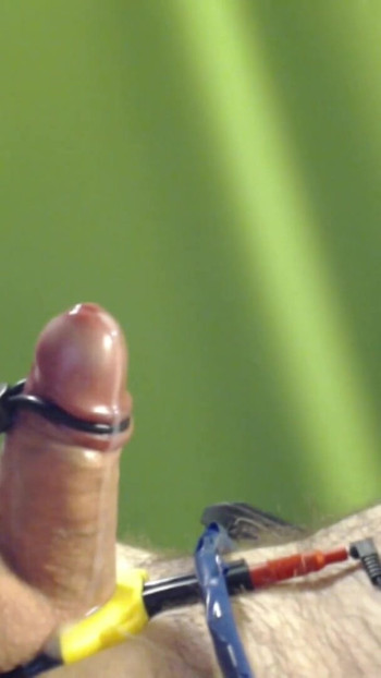 Powerful moment from "Assorted estim cumshots"