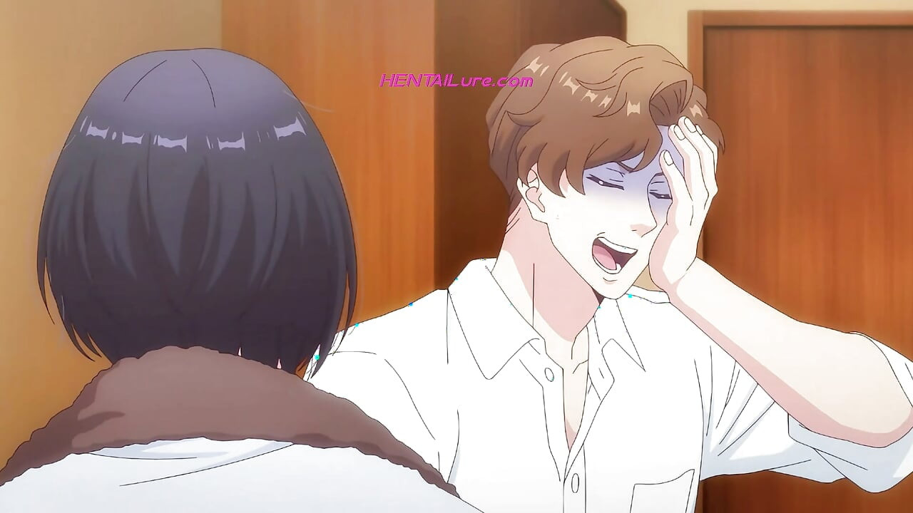 Kaji fucks Fukami raw on the hotel bed after the shower - Gay Hentai Anime