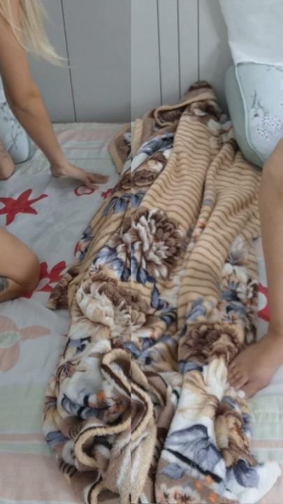 My stepsister enters my room only with a post-bath towel! | Clip 1