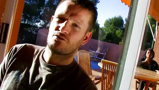 Lucky Guy Bangs Two Young Sluts Pool Side