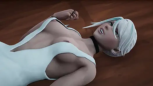 Isla wird gefingert und squirtet - 3D porno