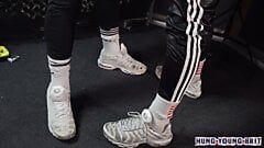 Nike tns & trackies vestindo max verstappen look-a-like fode secretamente se encaixa garoto holandês e esperma