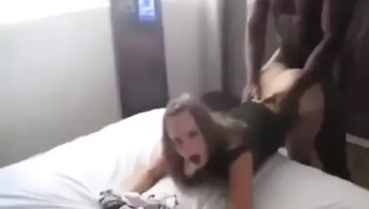 White Girl get Fucked by BBC