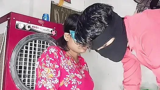Ass pussy fucking cock sucking pussy sucking breasts sucking milk from the breast and sitting on the cock in doggy style and lying straight on Hindi audio