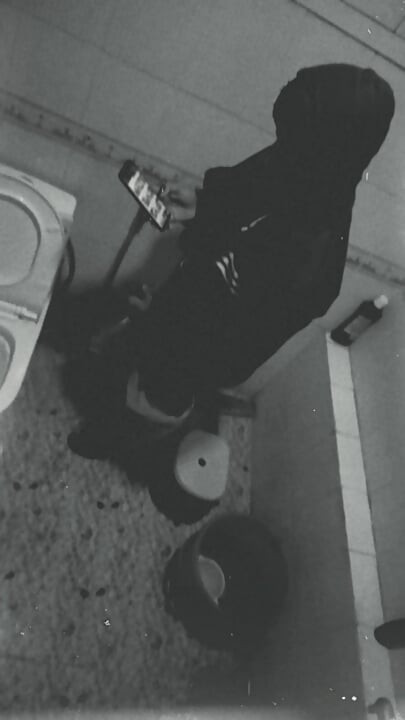 I saw everything my stepson was doing in the bathroom on the camera.