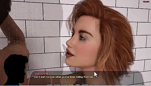 Haley hikayesi #14 - Adriana ve Haley yüzme havuzunda seksi bir an yaşadı... Johannes, Adriana'ya siktirdi.