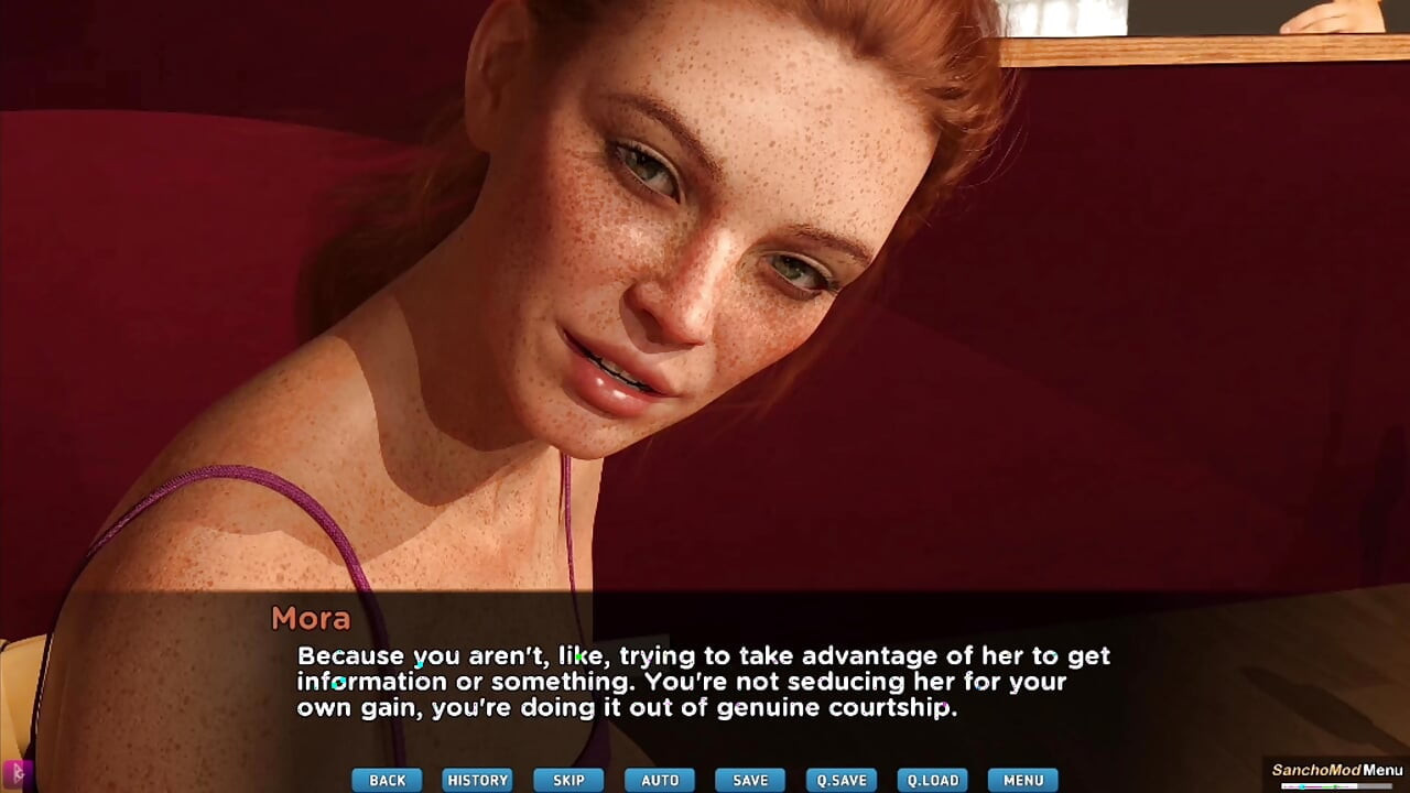 Голый свидетель No6 Мора сосет хороший поцелуй.