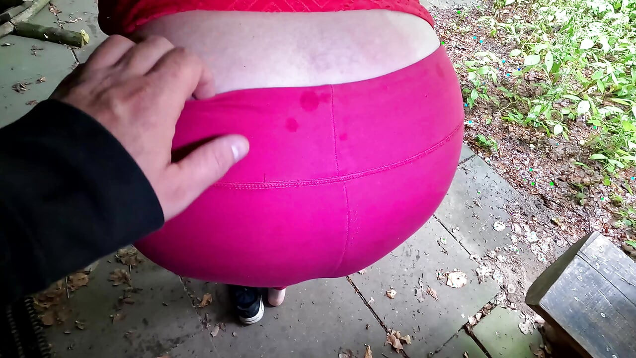 Ass, tits and pussy punish in the picnic hut