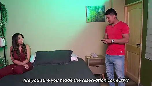 Stepson Shames Room with Busty Stepmother and Ends Up Fucking Her