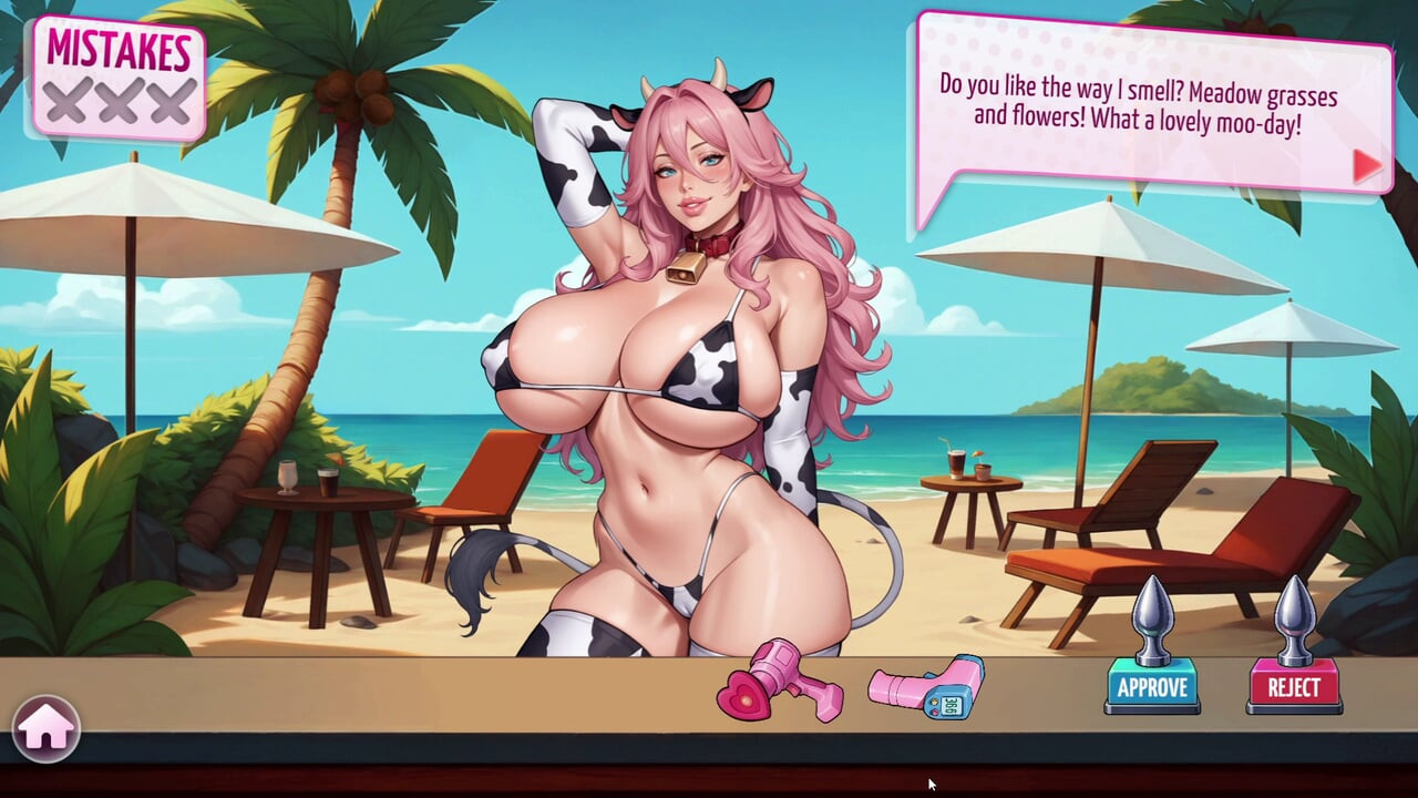 Mutlu Moo-Day: Büyük Süt Memeli Süt Kraliçesi ve Sarah Argo'nun Rahat Blowjob'u (Cosplay Parti Daveti)
