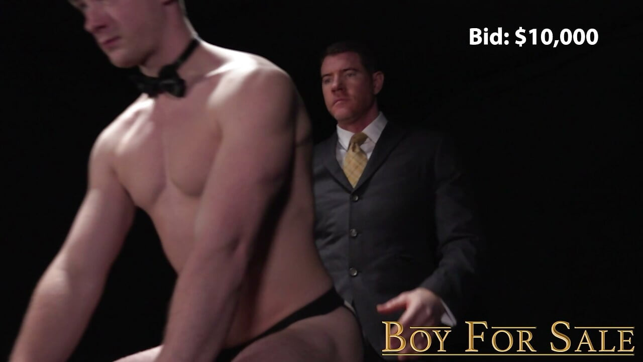BoyForSale - Boy Cole fucked by hung Master Legrand on auction block