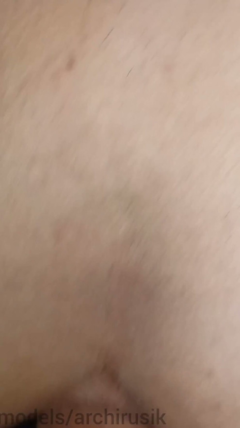 Tight Young Hole Fucked by a Dick Without a Condom to Cum! the Smooth Hot Narrow Hole of the Crossdresser of the Femboy