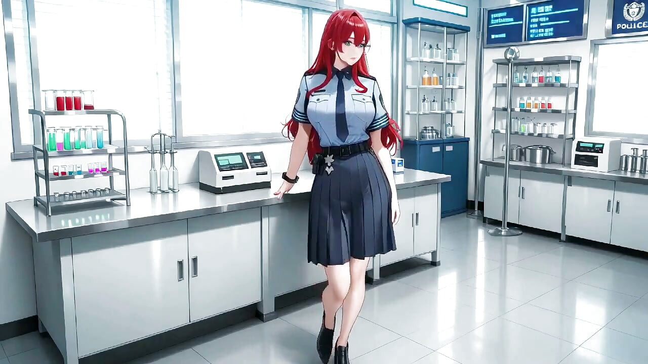 Office Uniform Too Tight, Elevator Door Squeezes Her Waist!