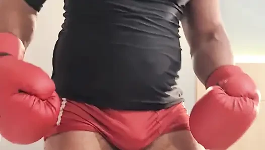 (ham video) Black Titan - bakış açısı ağır boks yarışması