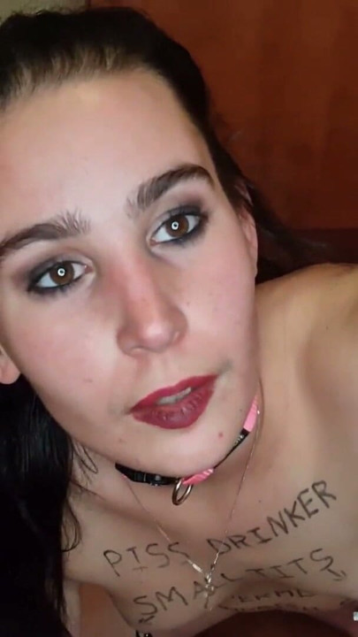 Worthless slut masturbating, humiliating herself for her customer | Clip 2