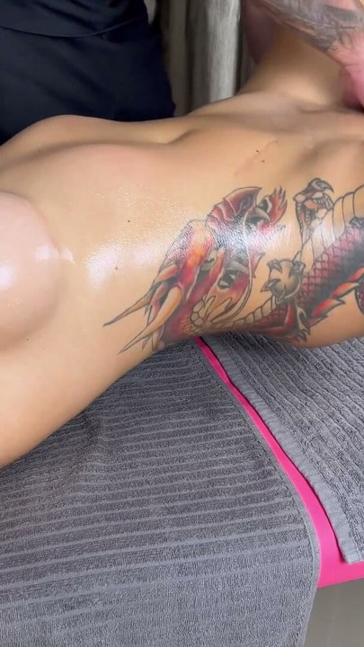 Masseur Brings A Busty MILF To Orgasm Then Fucks Her On The Table | Clip 3