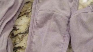 Wife's friends panties precum